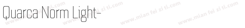 Quarca Norm Light字体转换